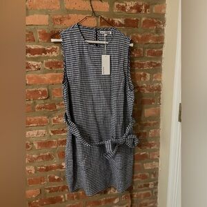 Reformation Gingham Sleeveless Shift Dress